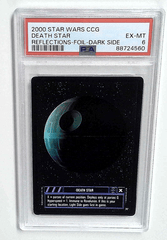 V1176: 2000: DEATH STAR: REFLECTIONS: FOIL: DARK SIDE: PSA 6: EX-MT: 88724560